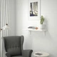 Полиця навісна IKEA BERGSHULT БЕРГСХУЛЬТ / RAMSHULT РАМСХУЛЬТ, білий, 80х30 см, 693.254.69 - изображение 9