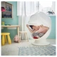 Крісло, що обертається IKEA ПС ЛЕМСЬК, білий, червоний, 104.071.36 - зображення 6