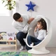 Крісло, що обертається IKEA ПС ЛЕМСЬК, білий, червоний, 104.071.36 - зображення 11