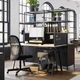 Офісний стілець IKEA FLINTAN ФЛІНТАН, чорний, 104.890.28 - изображение 5