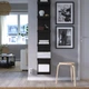 Полиця навісна IKEA LACK ЛАКК, чорно-коричневий, 30x190 см, 804.305.91 - изображение 5