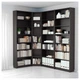 Угловий стелаж BILLY IKEA 290.204.70 чорно-коричневий - зображення 1