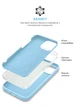 Силіконовий чохол для Apple iPhone 14 Pro, ICON2 Case, Блакитний, протиударний, панель, захист всього корпусу, матова поверхня Soft Touch, виступає над дисплеєм, сумісний із захисними склом і плівками, з мікрофіброю, ArmorStandart (ARM68464) - зображення 6