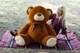 М'яка іграшка Плюшевий ведмедик My Best Friend Томми 150 см Коричневий - зображення 4