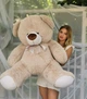 М'яка іграшка Плюшевий ведмедик My Best Friend Томми 150 см Попілястий - зображення 2