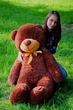 М'яка іграшка Плюшевий ведмедик My Best Friend Рафаель 140 см Шоколадний - зображення 2