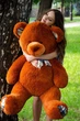 М'яка іграшка Плюшевий ведмідь My Best Friend Барни 120 см Коричневий - зображення 1