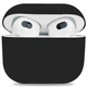 Силиконовый чехол для наушников Apple AirPods 3, Ultrathin Silicone Case, черный, защитный кейс, ультратонкий и легкий, защита от царапин и пыли, мягкий силикон, ArmorStandart (ARM60297) - изображение 1