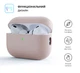 Чехол ArmorStandart Silicone Case для Apple Airpods Pro 2 Pink Sand (ARM64533) - изображение 2