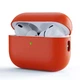 Силиконовый чехол для наушников Apple AirPods Pro 2 2022, Silicone Case, оранжевый, защитный кейс, ультратонкий и легкий, защита от царапин, пыли и ударов, мягкий силикон, ArmorStandart (ARM64539) - изображение 1