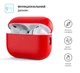 Силіконовий чохол для навушників Apple AirPods Pro 2 2022, Silicone Case, червоний, захисний чохол, ультратонкий і легкий, захист від подряпин, пилу та ударів, м"який силікон, ArmorStandart (ARM64541) - зображення 2