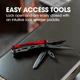 Мультитул True Utility Ti Pocket Multi Tool Сірий-Червоний - изображение 8