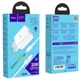 Адаптер мережевий Hoco Type-C to Lightning cable rapido charger set C80A |1USB/1Type-C, QC/PD, 20W, 3A| білий - зображення 9