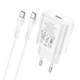 Адаптер сетевой HOCO Type-C to Type-C Cable Jetta charger set N22 |Type-C, 25W/3A, PD| - изображение 9