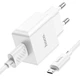 Мережевий зарядний пристрій Hoco C106A Leisure single port charger Micro USB cable 10.5W White - зображення 3