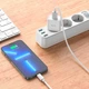 Адаптер сетевой Hoco Lightning Cable Leisure single port charger C106A |1USB, 10.5W/2.1A| белый - изображение 8