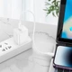 Кабель Hoco Lightning PD Hyper charging data cable X96 |0.25m, 2.4A/20W| white - зображення 7