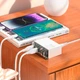 Адаптер сетевой Hoco Fuerza six-port charger N36 |3USB/3Type-C, 65W/3A, PD/QC| черный - изображение 8