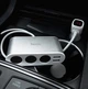 Адаптер автомобільний Hoco with LCD 3 in one Z13 |2USB, 2.1A| сріблястий - зображення 6