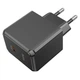Адаптер мережевий HOCO Ocean single port charger CS13A |1type-C, 20W/3A, PD/QC| чорний - зображення 1
