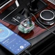 Адаптер автомобільний HOCO Pole BT FM transmitter E76 |2USB/1Type-C, 45W/3A, PD/QC| Space black - изображение 7