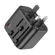 Перехідник для розеток HOCO Walker three-port PD20W universal conversion charger AC15 |2USB/Type-C| чорний - зображення 3