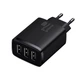 Адаптер сетевой Baseus Compact Charger 3U 17W EU |3USB, QC, 3.4A| (CCXJ020102) черный - изображение 9