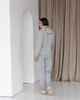 Спортивный женский костюм на байке cо штанами батальный Nicoletta 88977c 4XL Светло-серый - изображение 3