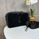 Замшевая женская мини сумочка клатч, мини сумка на цепочке YSL - изображение 4