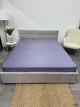 Простынь на резинке Ecotton 140х200 Nid Purple Полисатин (2100024579006) - изображение 1
