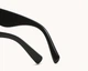 Очки женские солнцезащитные большие Wayfarer Черные - изображение 7