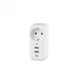 Сетевой адаптер VIDEX ONCORD с/с 1п 2.4A 2USB+USB-C White - изображение 6