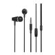 Наушники вакуумные HOCO M34 с микрофоном black - изображение 1