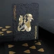 Карты игральные Pocker пластиковые черно-золотые, износостойкие водонепроницаемые с высокой гибкостью и прочностью - изображение 3