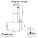 Вытяжка декоративная Minola HVS 6744 WH 1100 LED - изображение 12