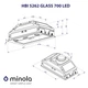 Витяжка повновбудована Minola HBI 5262 BL GLASS 700 LED - зображення 10