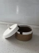 Кошик для дрібниць 15х8 см ANCORD HOME бавовна айворі з джутом - зображення 4