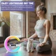 Настільний світильник нічник з будильником Bluetooth колонка з бездротовою зарядкою та RGB підсвіткою - зображення 7