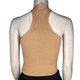 Женский трикотажный топ Eleve fashion коричневый one size - изображение 2