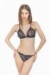 Комплект женский кружевной бюстгальтер с мягкой чашкой и стринги Felisiya Lingerie Черный 2004+204-170т019с S - изображение 5
