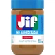 Арахисовая паста JIF No Sugar Creamy Peanut Butter Spread Без сахара 440г - изображение 1