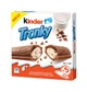 Шоколадний батончик Kinder Tronky зі шматочками печива 90г - зображення 1