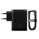 Зарядное устройство Baseus USB/Type-C 100W PD/QC +&nbsp;кабель Type-C GaN5 Pro Black (CCGP090201) - изображение 3