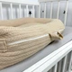 Кокон для новорожденного с плотным кокосовым матрасом Soft OMK «Beige» + непромокаемый чехол на матрас - изображение 3