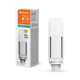 Лампа LED 9.5W 220V 1200lm 4000K G24d 125.5х38mm пряма [4058075821910] LEDVANCE DULUX LED D VT EM & AC MAINS V - зображення 4