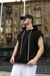 Худі -futbich чоловіча OVPI чорна unisex-oversize - зображення 2