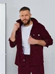 Мужской вельветовый костюм Lenato "Marocco" бордо 50-52 - изображение 4