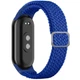 Ремешок тканевый Braided Loop MRK для фитнес браслета Xiaomi Mi Band 8/9/10 с металлическим регулятором длины Синий (mrk2390) - изображение 1