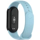Силиконовый ремешок MRK для фитнес браслета Xiaomi Mi Band 8/9 Светло-голубой (mrk2420) - изображение 1