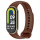 Силиконовый ремешок MRK для фитнес браслета Xiaomi Mi Band 8/9 Коричневый (mrk2428) - изображение 1